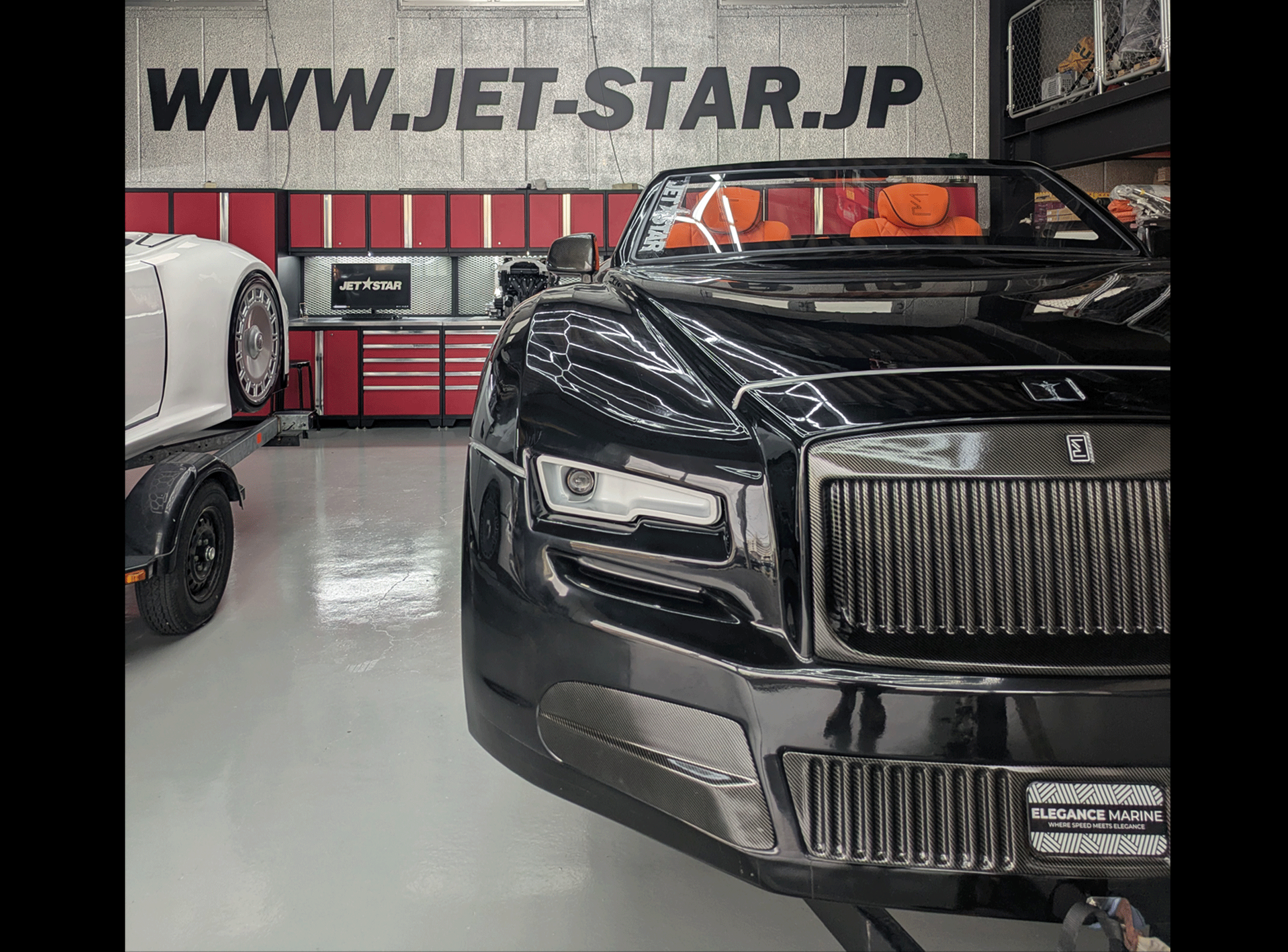 JetstarJetcar Model-R white [Brand new Hull, Used equipment]