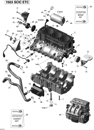 SEADOO ELECTRIC STARTER ASS'Y Used #420888995 [S0565-28]