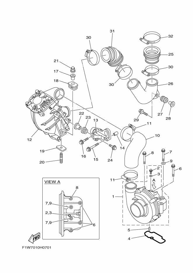 FXCruiserSHO'09 OEM (INTAKE-2) AIR COORER ASSY Used [Y1213-40]